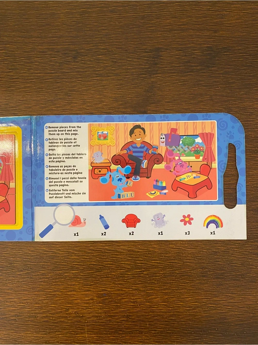 Melissa & Doug Blue's Clues & You! Magnetic Jigsaw Puzzles - Blue, Red, Purple